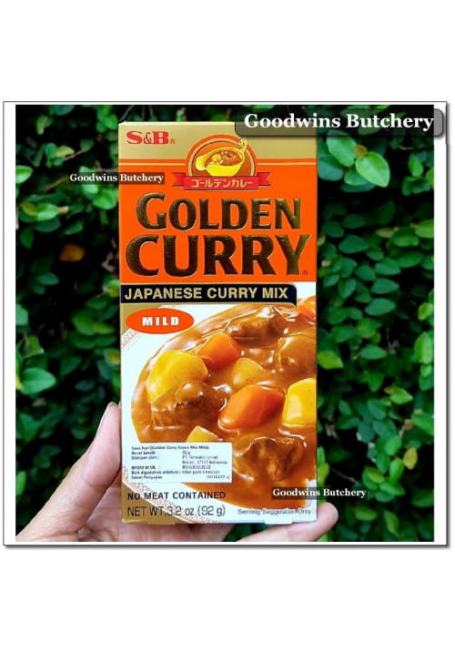 Curry block roux GOLDEN CURRY Japanese curry mix S&B Food Japan MILD 92g 3.2oz